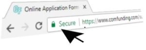 Your application submitted security